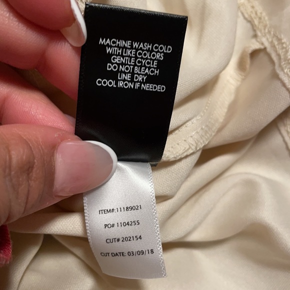 Torrid Ivory Smocked Off Shoulder Lace Top - Picture 7 of 11